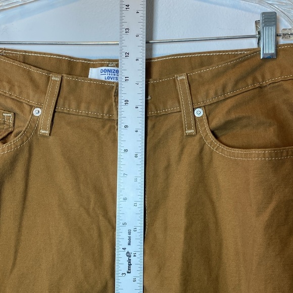 DENIZEN from Levi's 90's Loose Straight Golden Hour Jeans Women’s 10 Tan Cargo - Picture 14 of 17